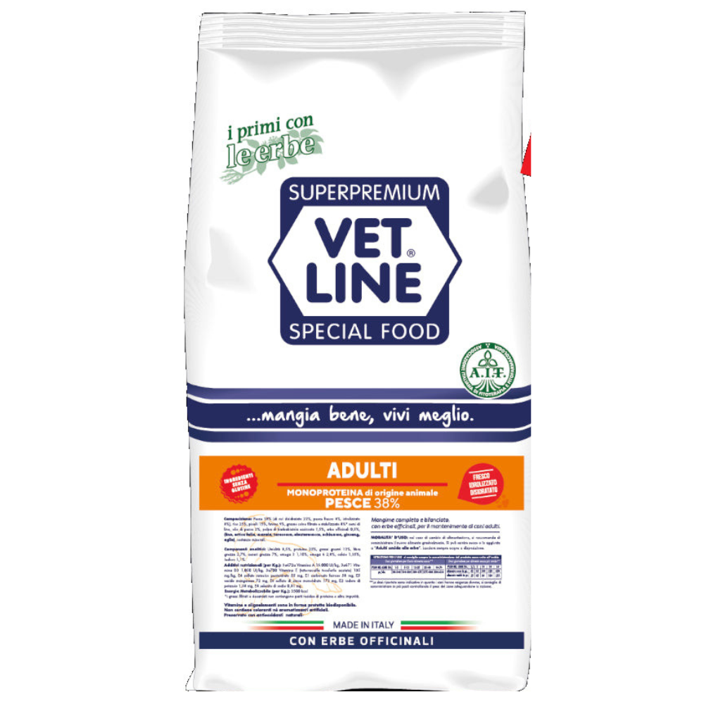 Vet Line Adulti Pesce 3kg Vet Line Adulti Pesce 3kg